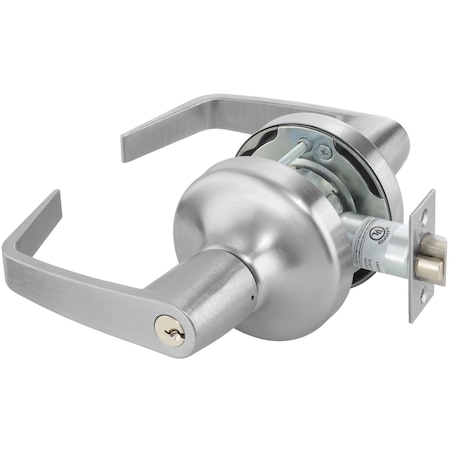 Yale Commercial Storeroom Augusta Lever Grade 1 Cylindrical Lock with Para Keyway, 694 Latch, and 497-114 AU4705LN626